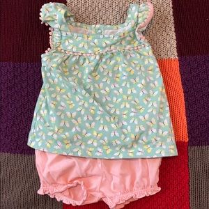 12m carters butterfly outfit